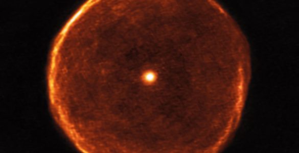 ALMA image of U Antliae shell