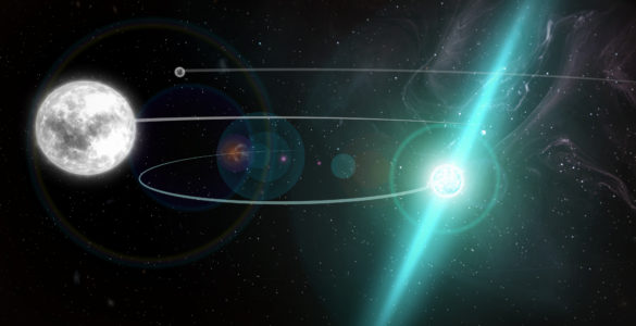Artist impression of PSR J0337+1715